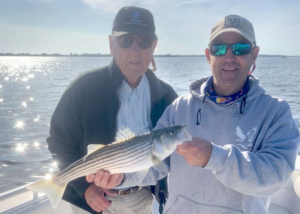 Ken Lewis and Chris Dollar with Rockfish